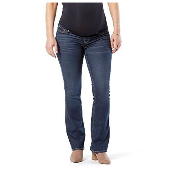 Signature Gold by Levi Strauss & Co Maternity Jeans Women‎ XL Blue Bootcut NWT - Picture 1 of 15
